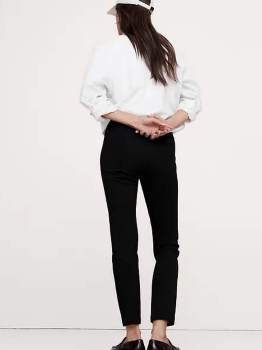 Banana Republic Classic Black Slim Women's Office Pants